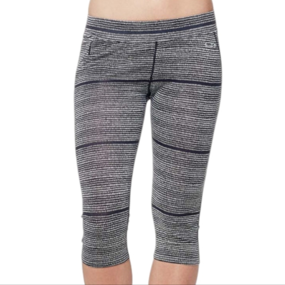 Icebreaker GT Rush 3/4 Tights Merino Wool Women Small Running Leggings